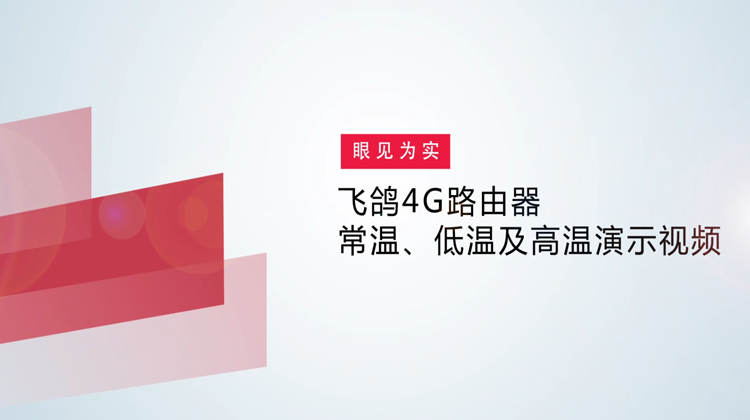 尊龙时凯飞鸽4G路由器常温、低温及高温演示视频